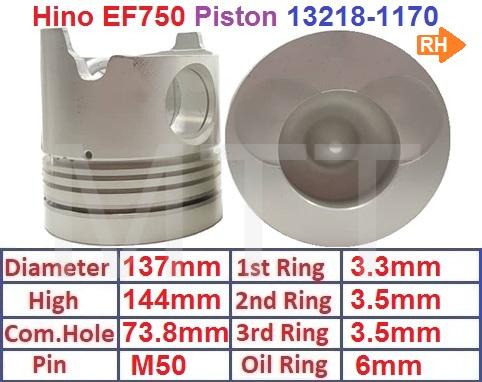 Piston-Hino EF750