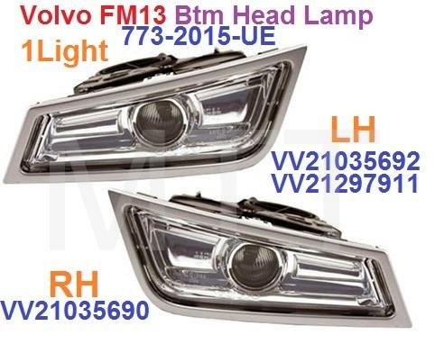 Volvo FM13 Head Lamp Assy