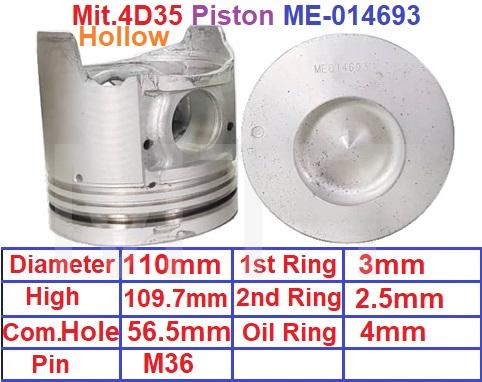 Piston-Mitsubishi 4D35