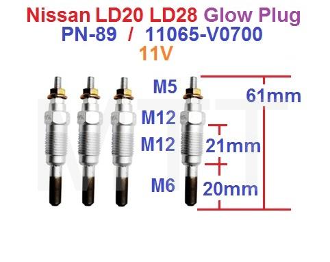 Glow Plug-Nissan LD20 LD28