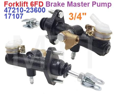 Forklift 6FD Brake Master Pump-3/4″