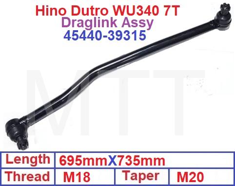 Draglink-Hino Dutro WU340 7Ton