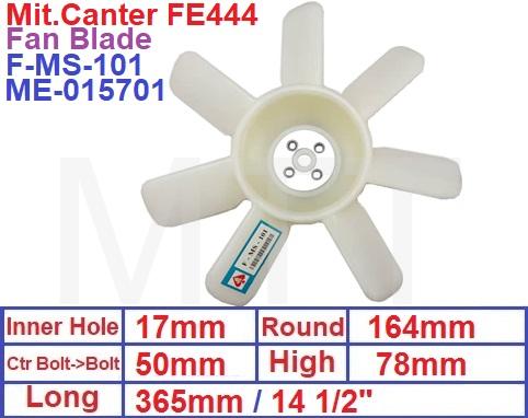 Fan Blade-Mitsubishi Canter FE444