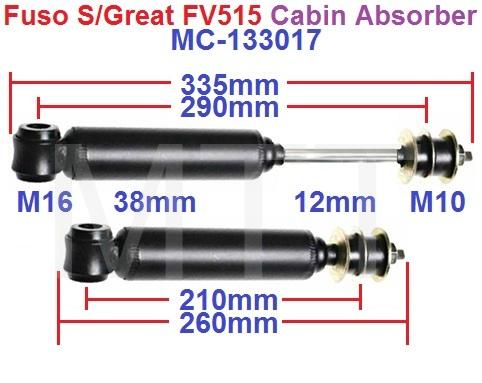 Cabin Absorber-Fuso S/Great FV515