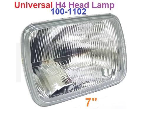 Universal H4 Head Lamp-Square