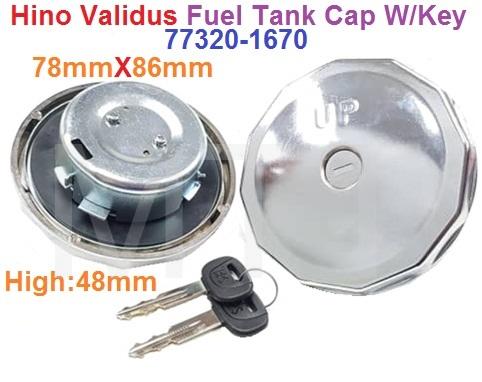 Fuel Tank Cap W/Key-Hino Validus