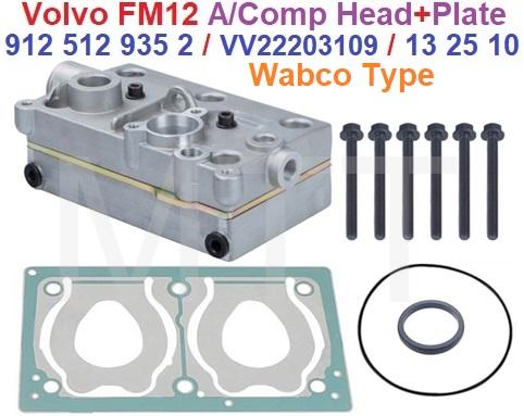 A/Compressor Head+Plate-Volvo FM12 / Renault 460
