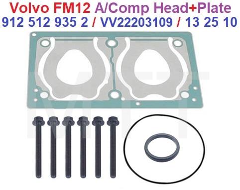 A/Compressor Head+Plate-Volvo FM12 / Renault 460 - Image 2