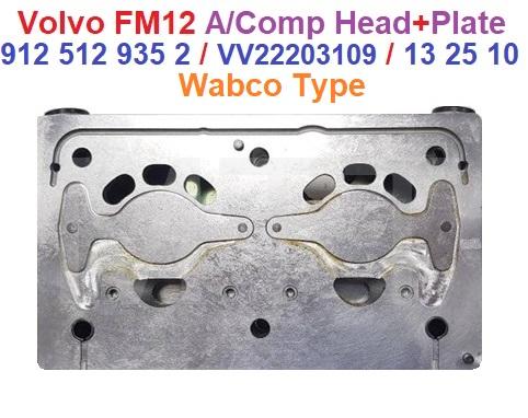 A/Compressor Head+Plate-Volvo FM12 / Renault 460 - Image 4