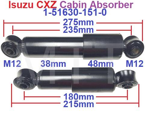Cabin Absorber-Isuzu CXZ