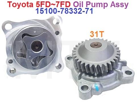 Engine Oil Pump-Forklift 5FD~7FD 14Z