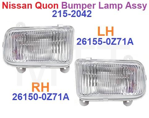 Nissan Quon Bumper Lamp Assy