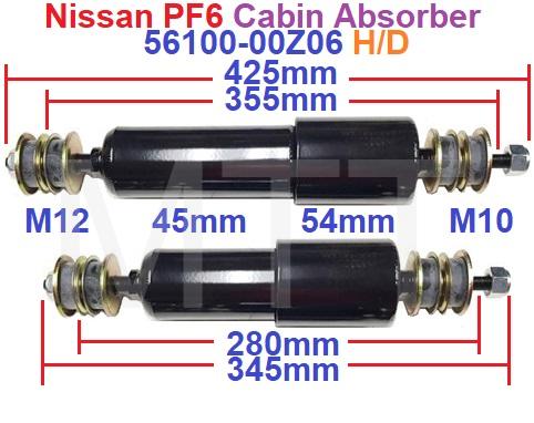 Cabin Absorber-Nissan CW520 / PF6