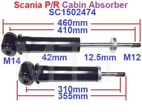 Cabin Absorber-Scania P & R