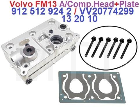 A/Compressor Head+Plate-Volvo FM13 FH16
