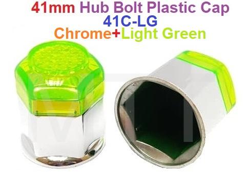 Lorry Hub Bolt Plastic Cap-41mm+Chrome - Image 6