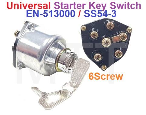 Starter Key Switch-Universal