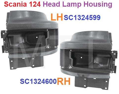 Head Lamp Housing-Scania 124