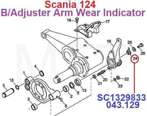 Brake Adjuster Arm Indicator-Scania G380 - Image 2