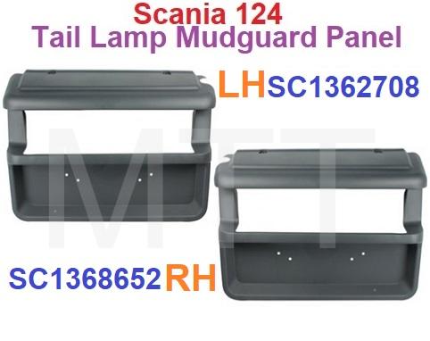 Tail Lamp Mudguard Panel-Scania 124