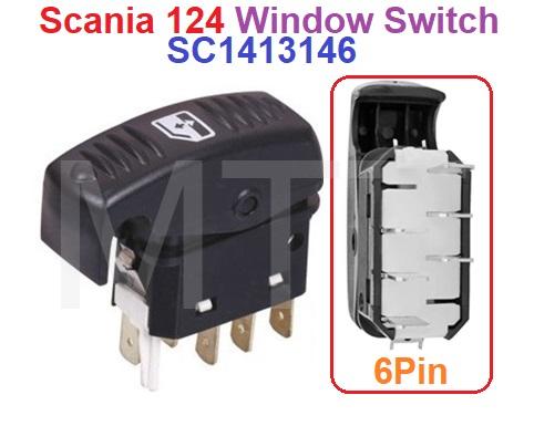 Power Window Switch-Scania 124