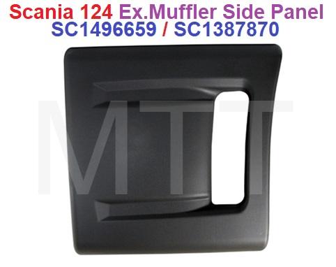 Exhaust Muffler Side Panel-Scania 124