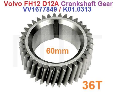 Crankshaft Gear-Volvo FH12 D12A