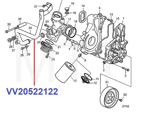 Water Coolant Pipe-Volvo FM13 - Image 5