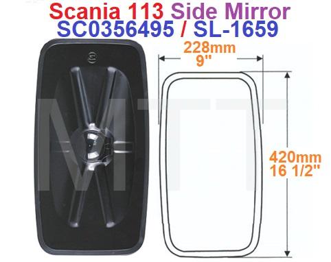 Side Mirror-Scania 113