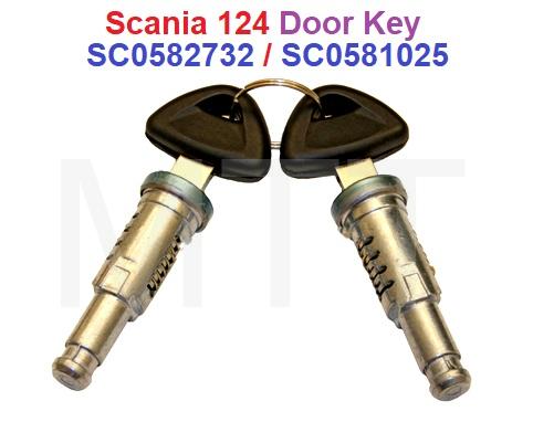 Door Key-Scania 124