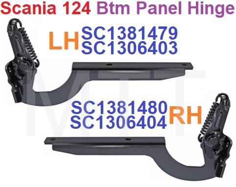 Btm Panel Hinge-Scania 124