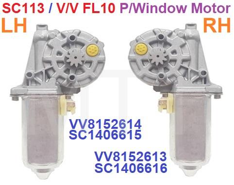 P/Window Motor-Scania 113/Volvo FL10