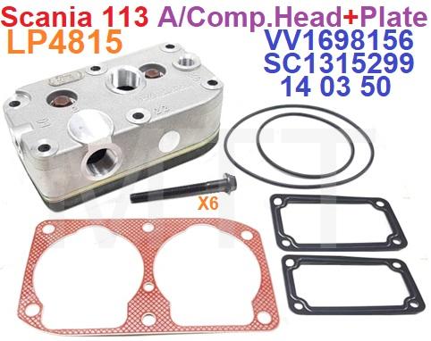 A/Compressor Head+Plate-V/V FL10 / SC113