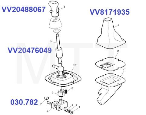 Gear Lever Bush Kit-Volvo FM12 - Image 4