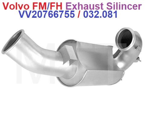 Exhaust Silincer Tank-Volvo FM12