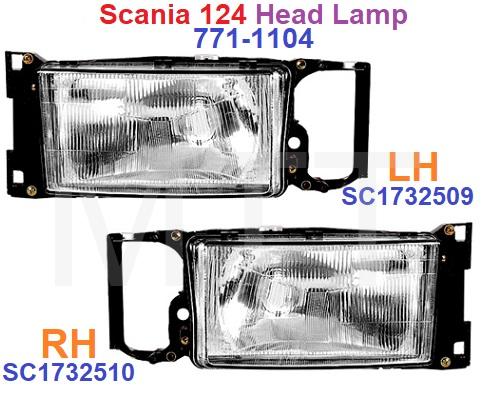 Scania 124 Head Lamp Assy