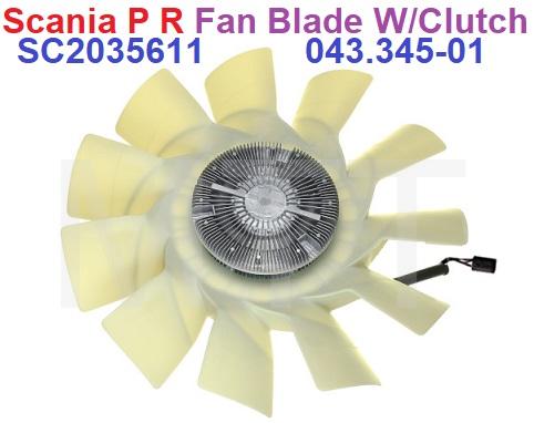 Fan Blade W/Clutch-Scania P R