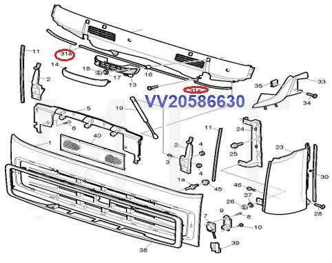 Wiper Panel Rubber-Volvo FM13 - Image 2