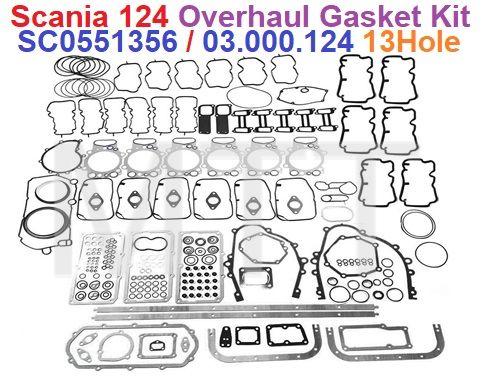 Overhaul Gasket Kit-Scania 124