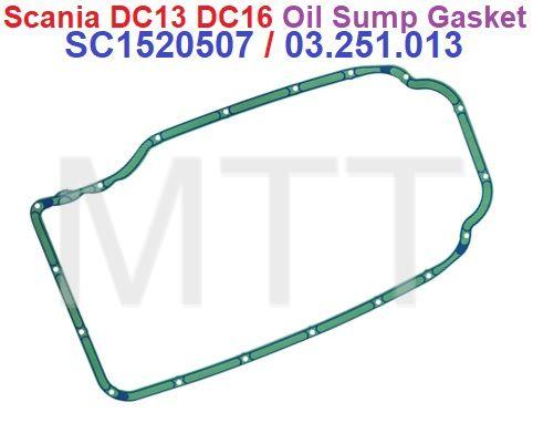 Oil Pan Sump Gasket-Scania DC13 DC16