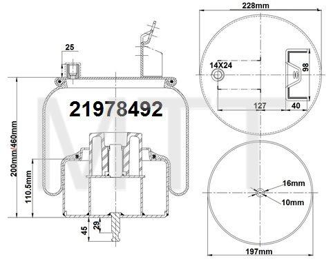 Air Bellow Assy-Volvo FM13/Renault 420 - Image 2
