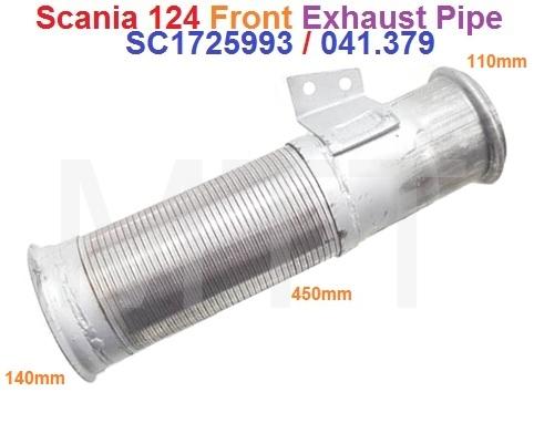 Front Exhaust Pipe-Scania 124