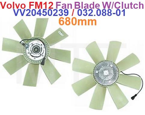 Fan Blade W/Clutch-Volvo FM12