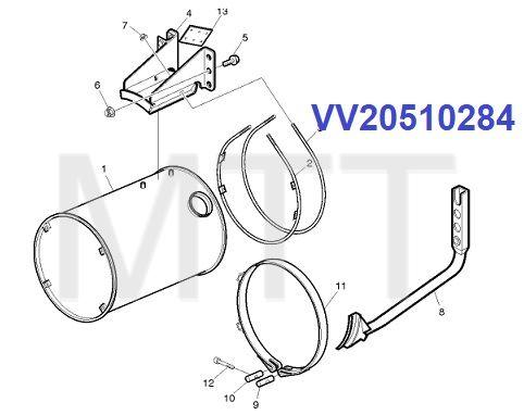 Exhaust Muffler Clip-Volvo FM12 - Image 2