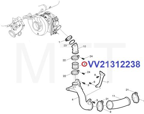 Turbo Hose-Volvo FM12 - Image 2