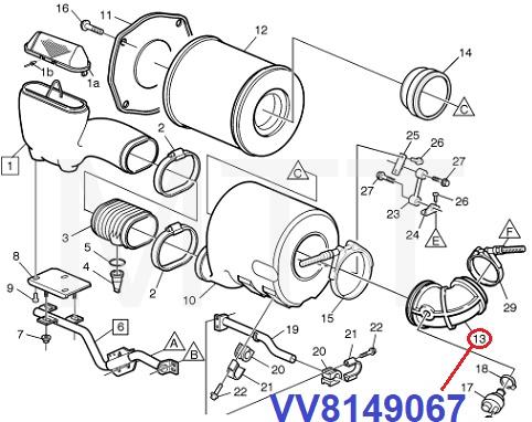 Air Filter Housing Hose-Volvo FH/FM - Image 2