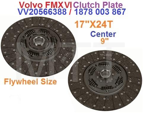 Clutch Plate-Volvo FMX VI