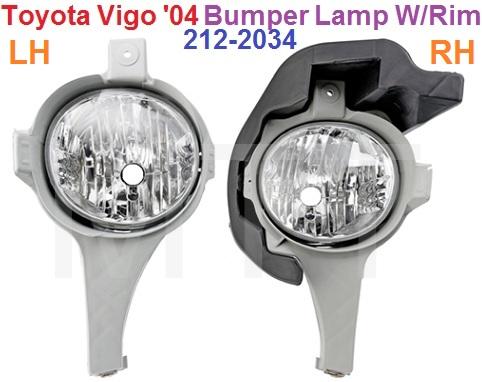 Bumper Lamp W/Rim-Toyota Vigo ’04