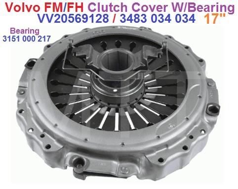 Clutch Cover W/Bearing-Volvo FM/FH - Image 2