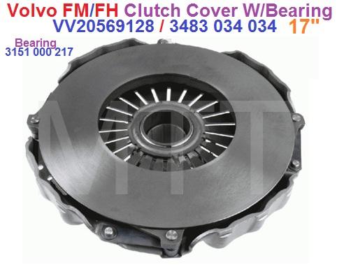 Clutch Cover W/Bearing-Volvo FM/FH - Image 3